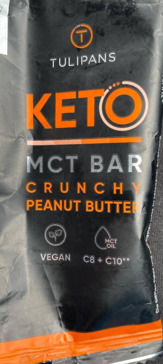 Fotografie - Keto MCT Bar Crunchy peanut butter Tulipans