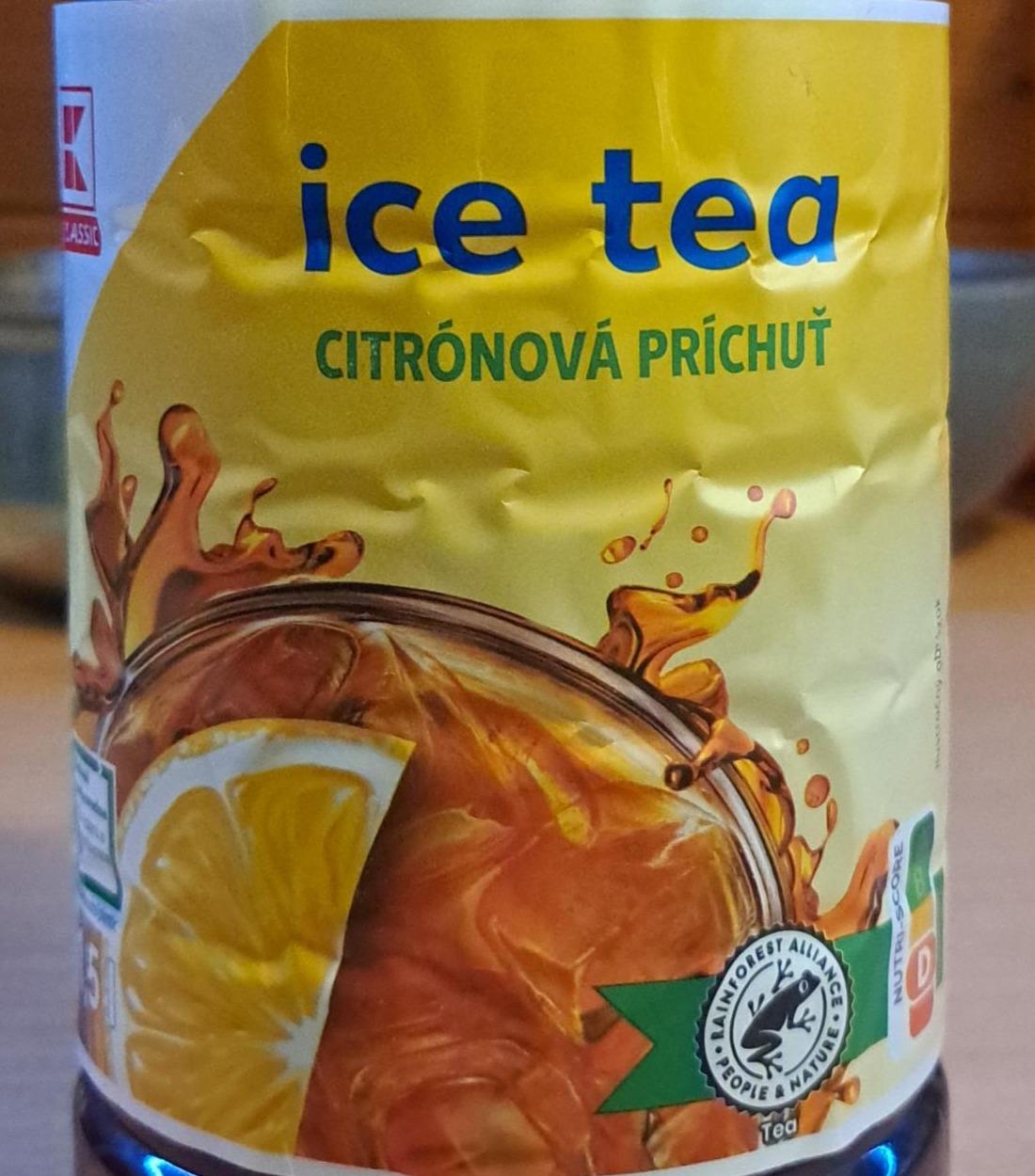 Fotografie - Ice Tea Citrónová príchuť K-Classic