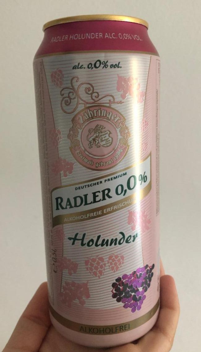 Fotografie - Radler 0,0% Holunder Zähringer
