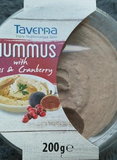 Fotografie - hummus with figs & cranberry