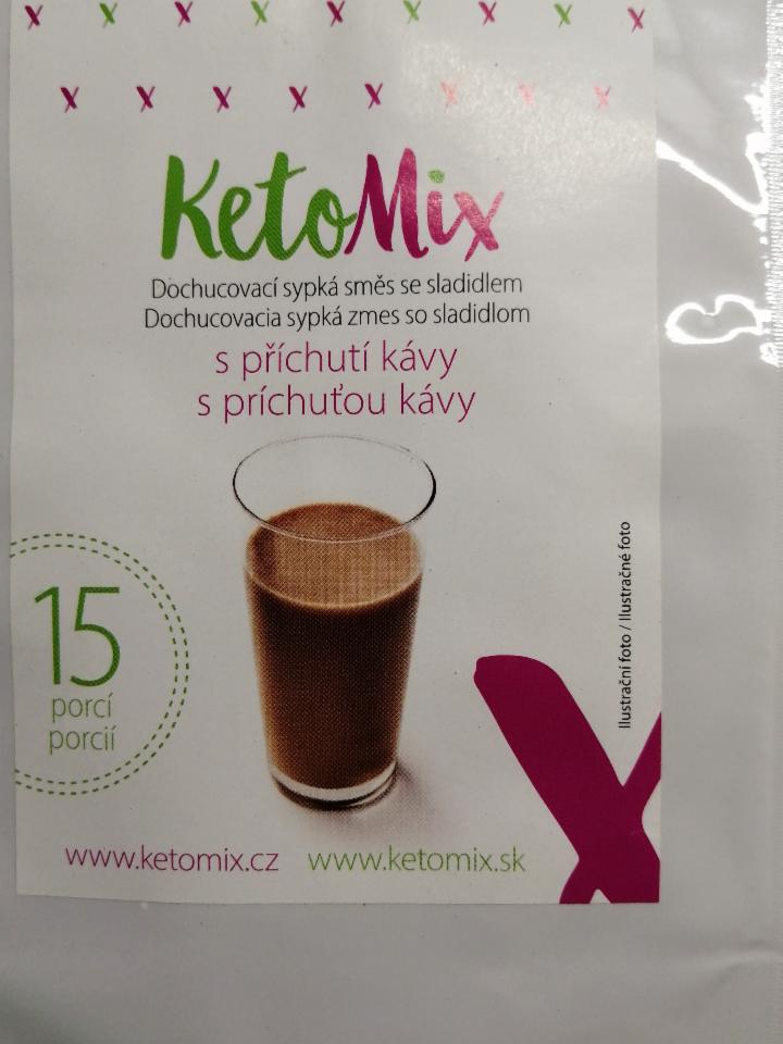 Fotografie - Dochucovacia sypká zmes so sladidlom s príchuťou kávy KetoMix