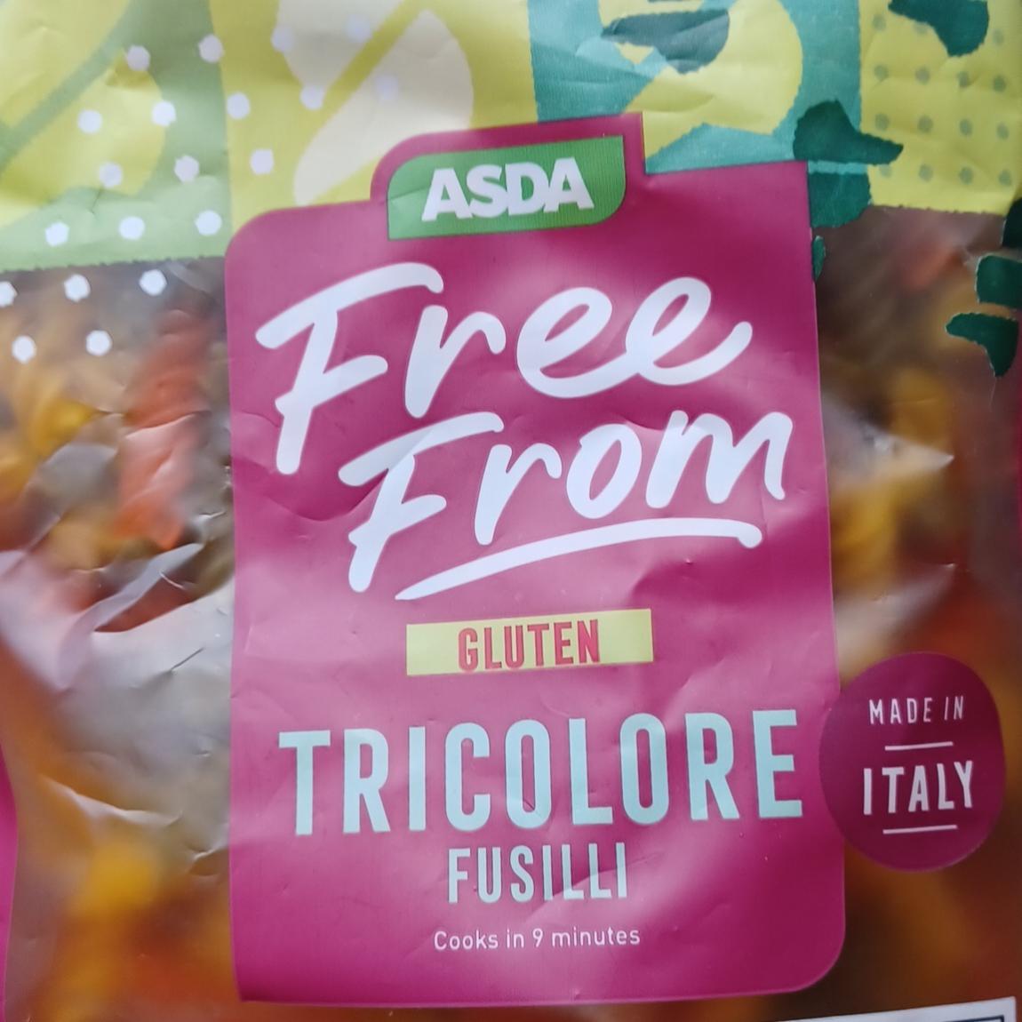 Fotografie - Tricolore Fusilli Free From gluten Asda