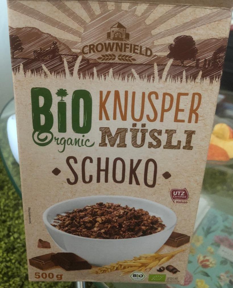 Fotografie - bio knusper musli schoko crownfield