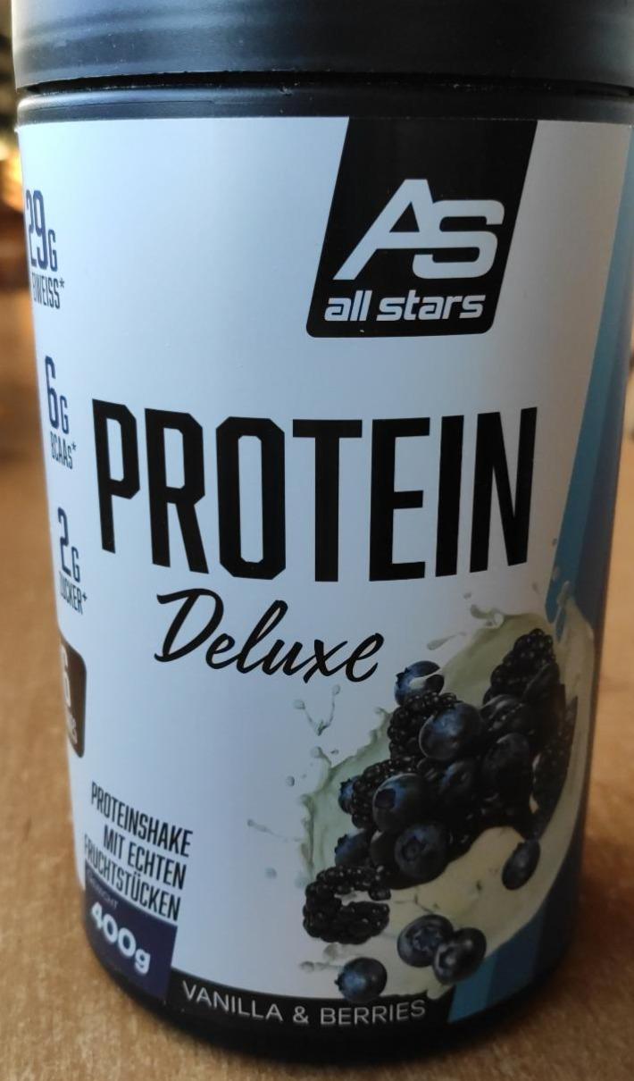 Fotografie - Protein Deluxe Vanilla & Berries AS All Stars