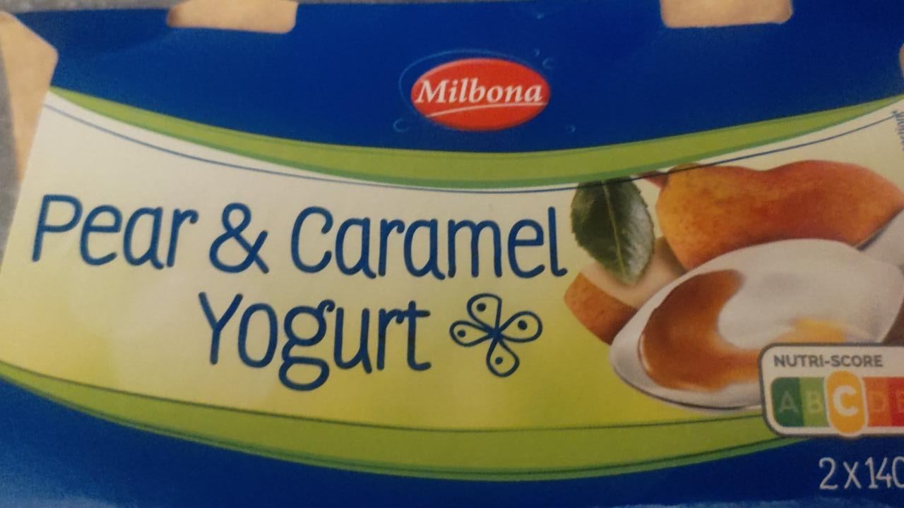 Fotografie - Pear & caramel yogurt Milbona