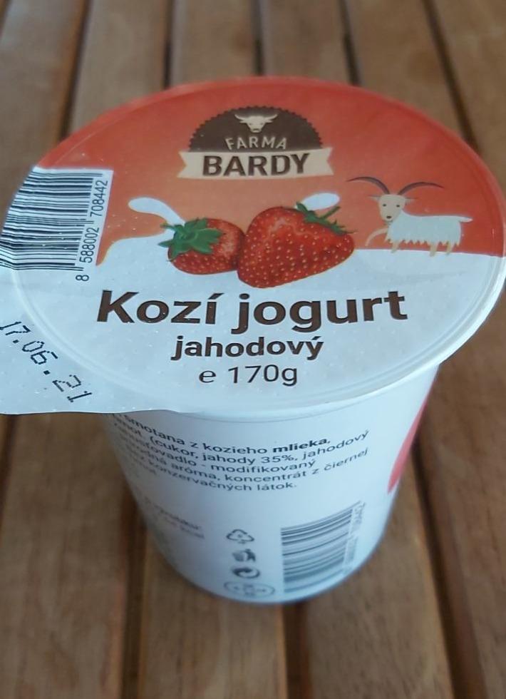 Fotografie - Kozi jogurt jahodovy