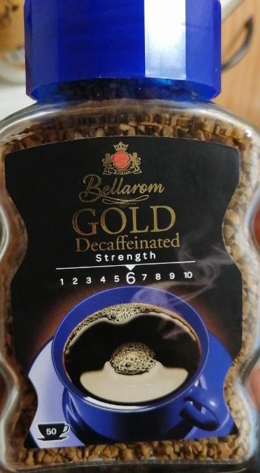 Fotografie - káva Gold decaffeinated 100% Arabic bez kofeinu Bellarom