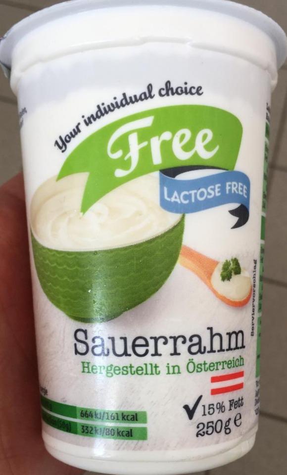 Fotografie - Free Sauerrahm Lactose free