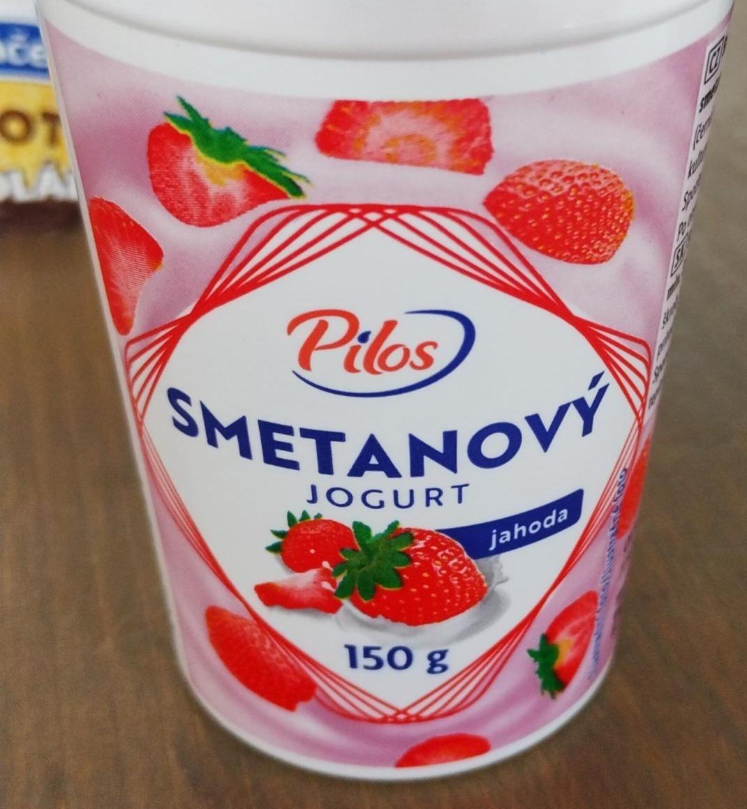 Fotografie - Smetanový jogurt jahoda Pilos