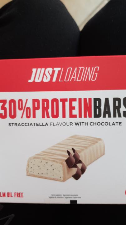 Fotografie - 30% protein bars stracciatellla with chocolate 
