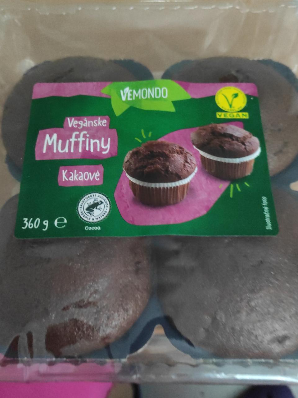 Fotografie - Vegánske muffiny kakaové Vemondo