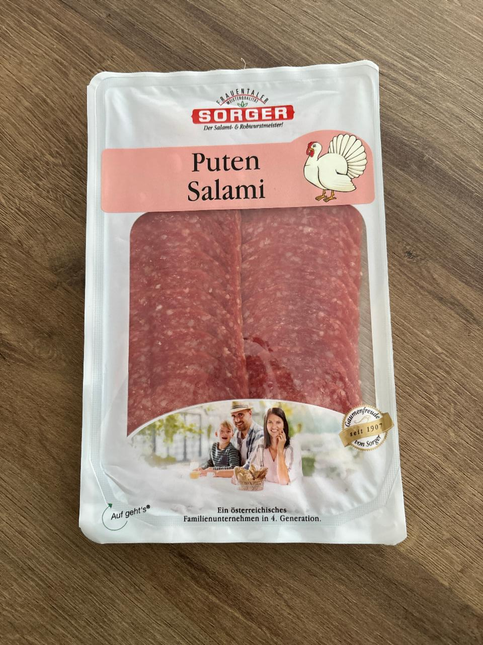 Fotografie - Puten Salami Sorger