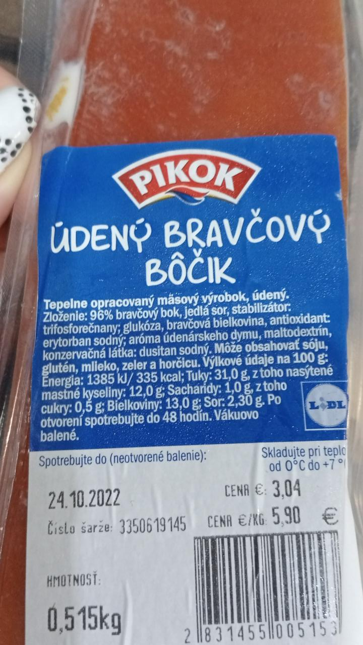 Fotografie - Údený bravčový bôčik Pikok