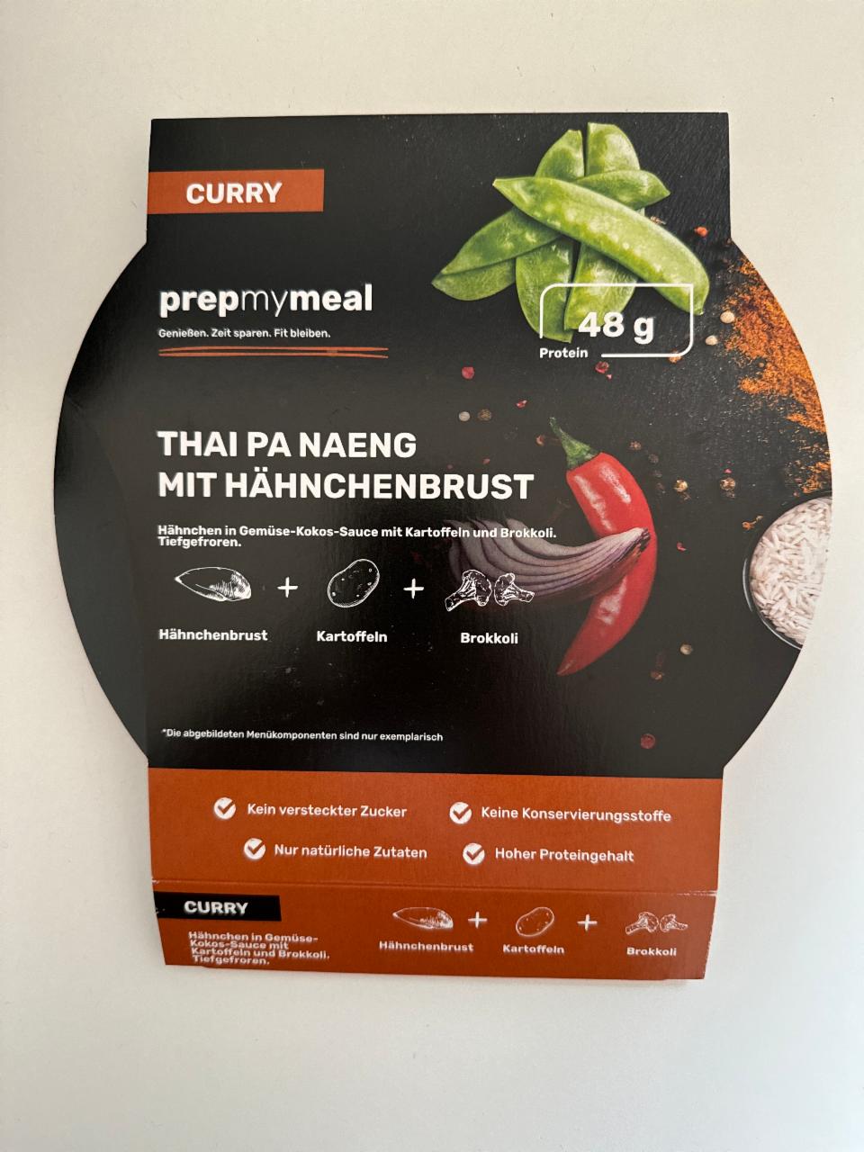 Fotografie - Thai Pa Naeng mit Hänchenbrust prepMyMeal