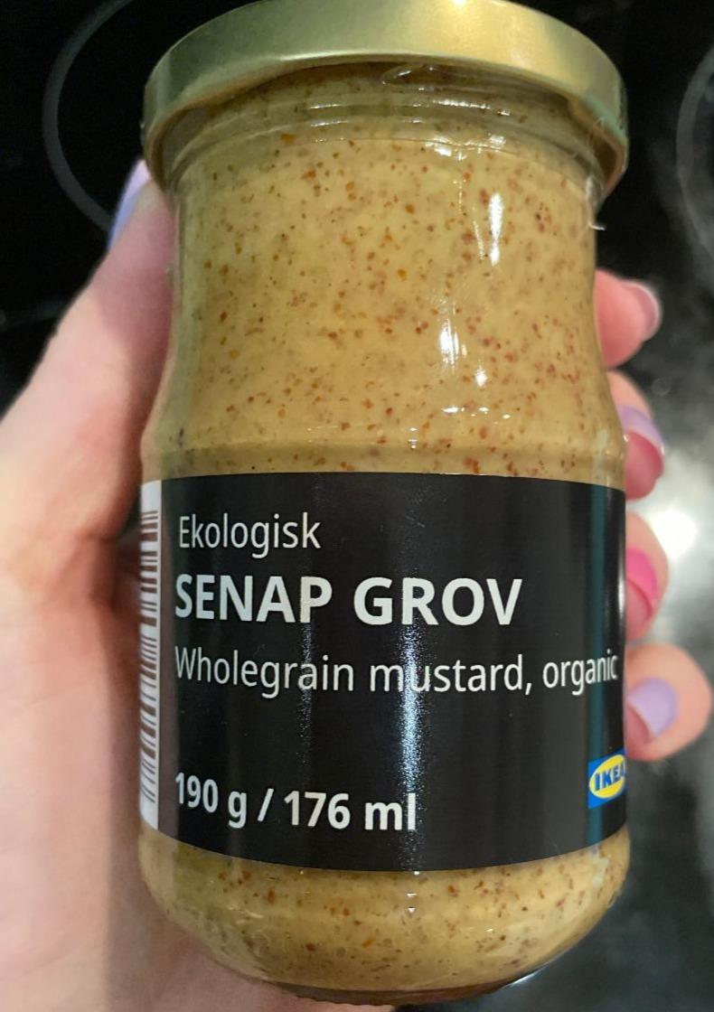 Fotografie - Senap grov wholegrain mustard Ikea