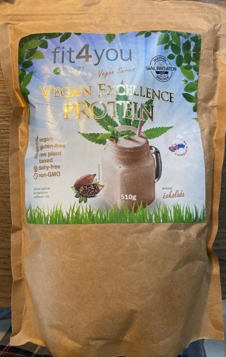 Fotografie - Vegan Excellence Protein Čokoláda Fit4you