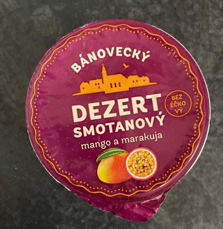 Fotografie - Bánovecký Dezert smotanový mango a marakuja Milsy