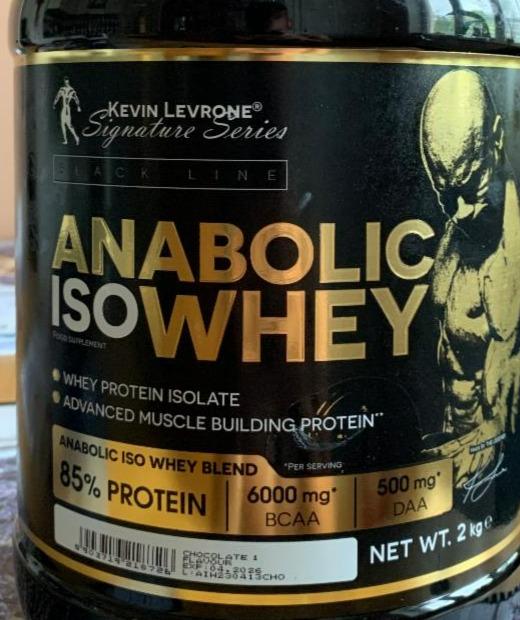 Fotografie - Anabolic Iso Whey Chocolate Kevin Levrone