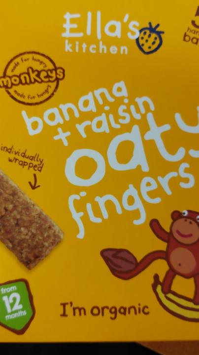 Fotografie - Oaty fingers banana+raisin