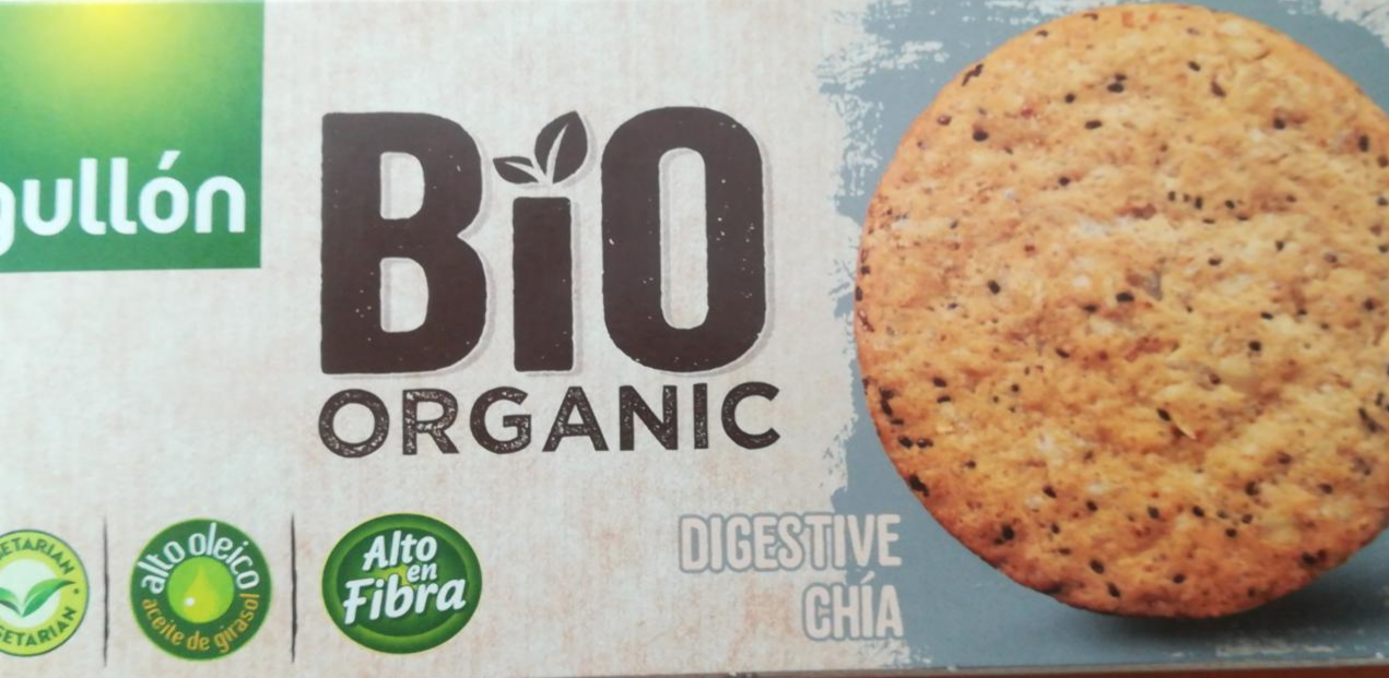 Fotografie - Bio organic digestive chia Gullón