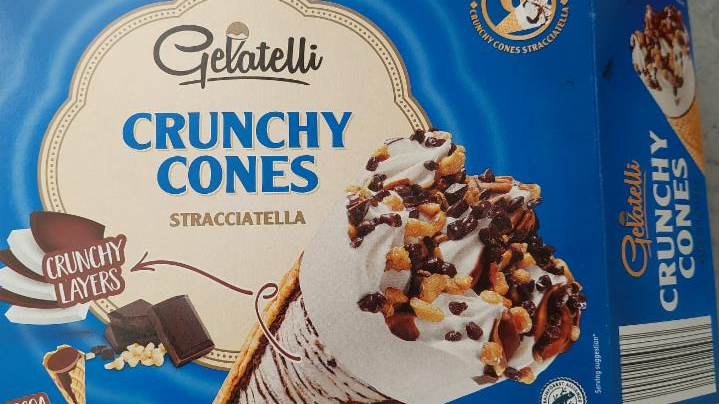 Fotografie - Crunchy Cones Stracciatella Gelatelli