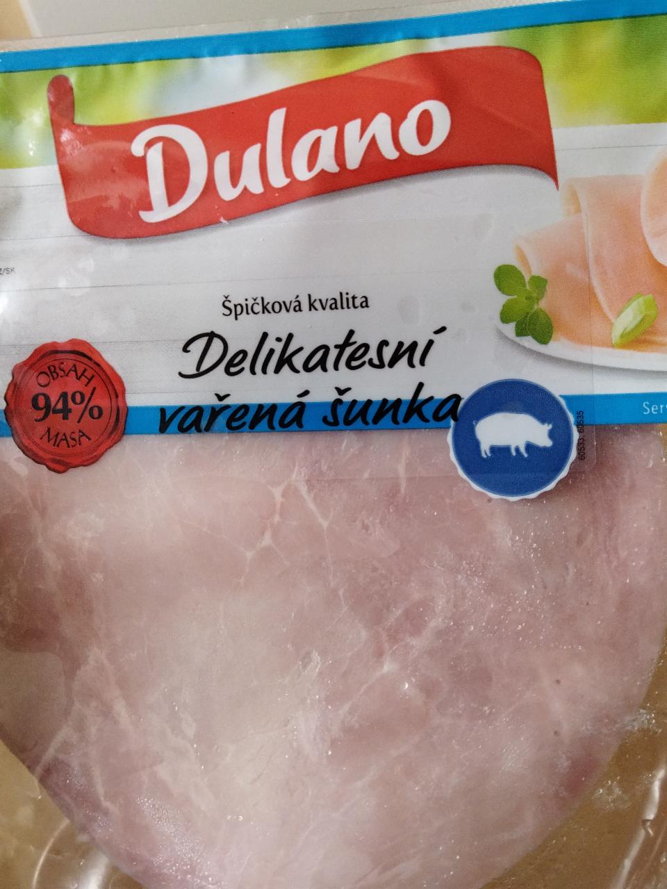 Fotografie - Dulano delikatesná varená šunka 94% mäsa