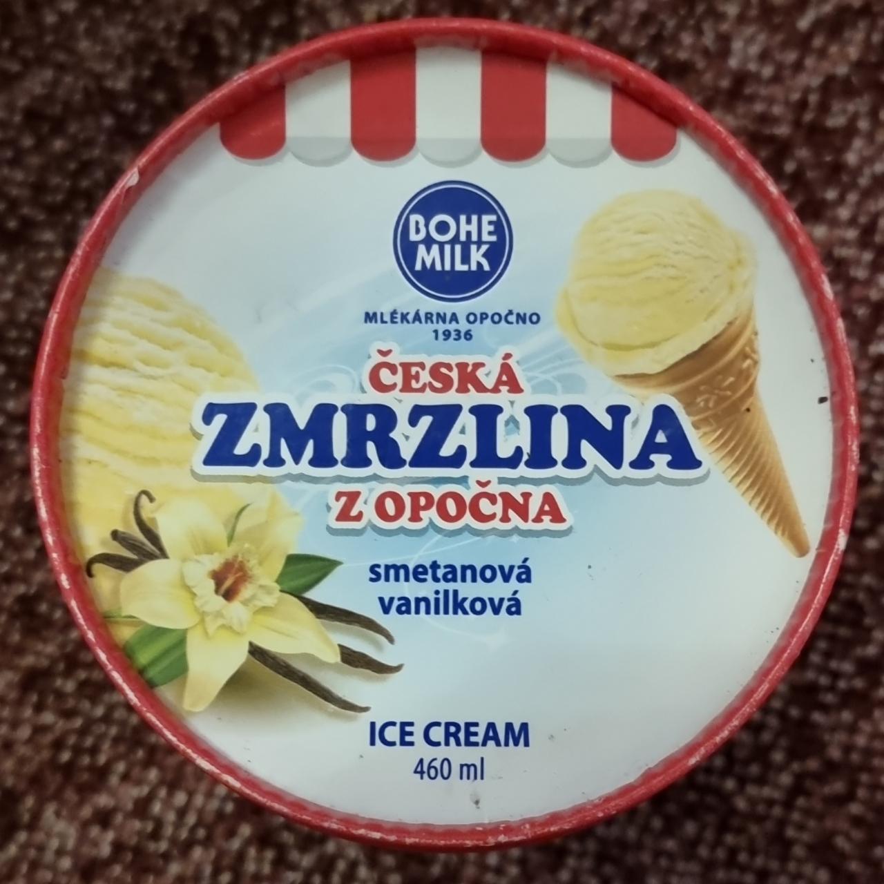 Fotografie - Vanilková zmrzlina z Opočna