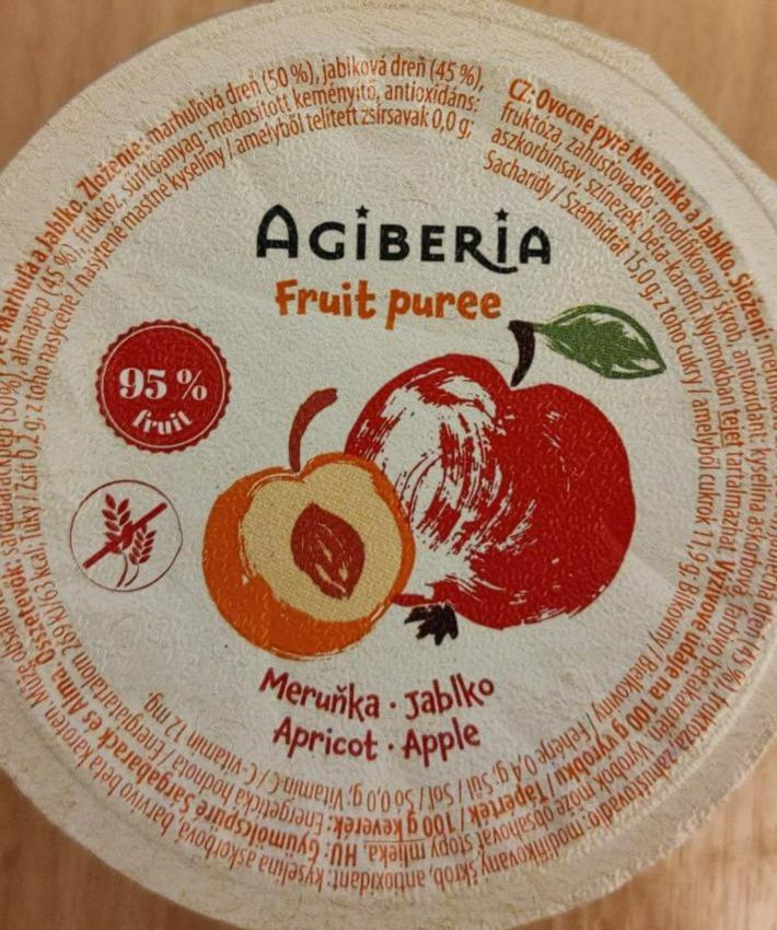 Fotografie - Agiberia Fruit puree meruňka jablko