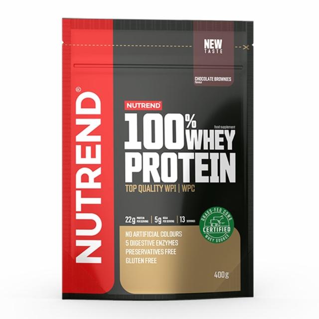 Fotografie - 100% whey protein chocolate brownies Nutrend