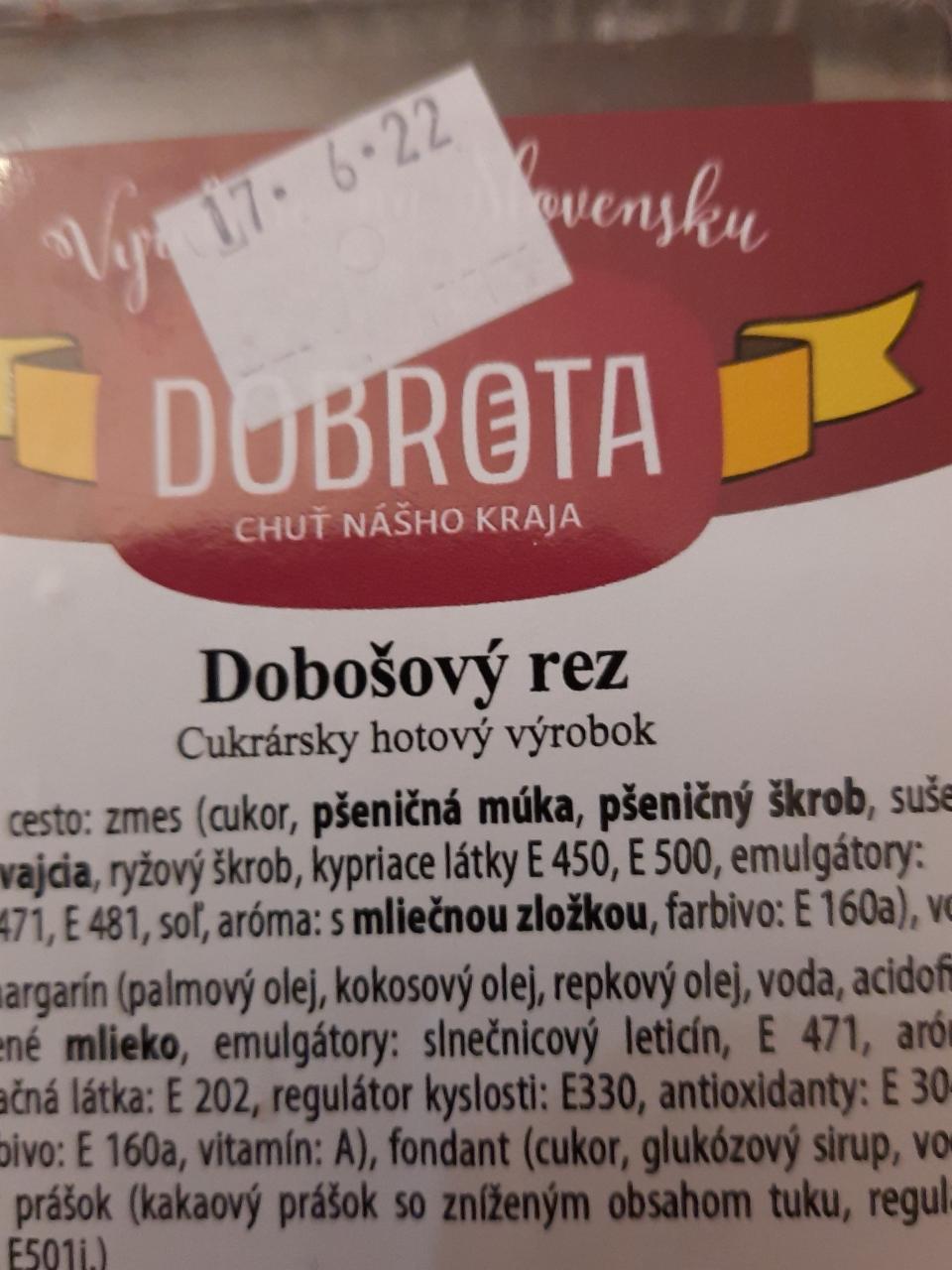 Fotografie - Dobošový rez Dobrota