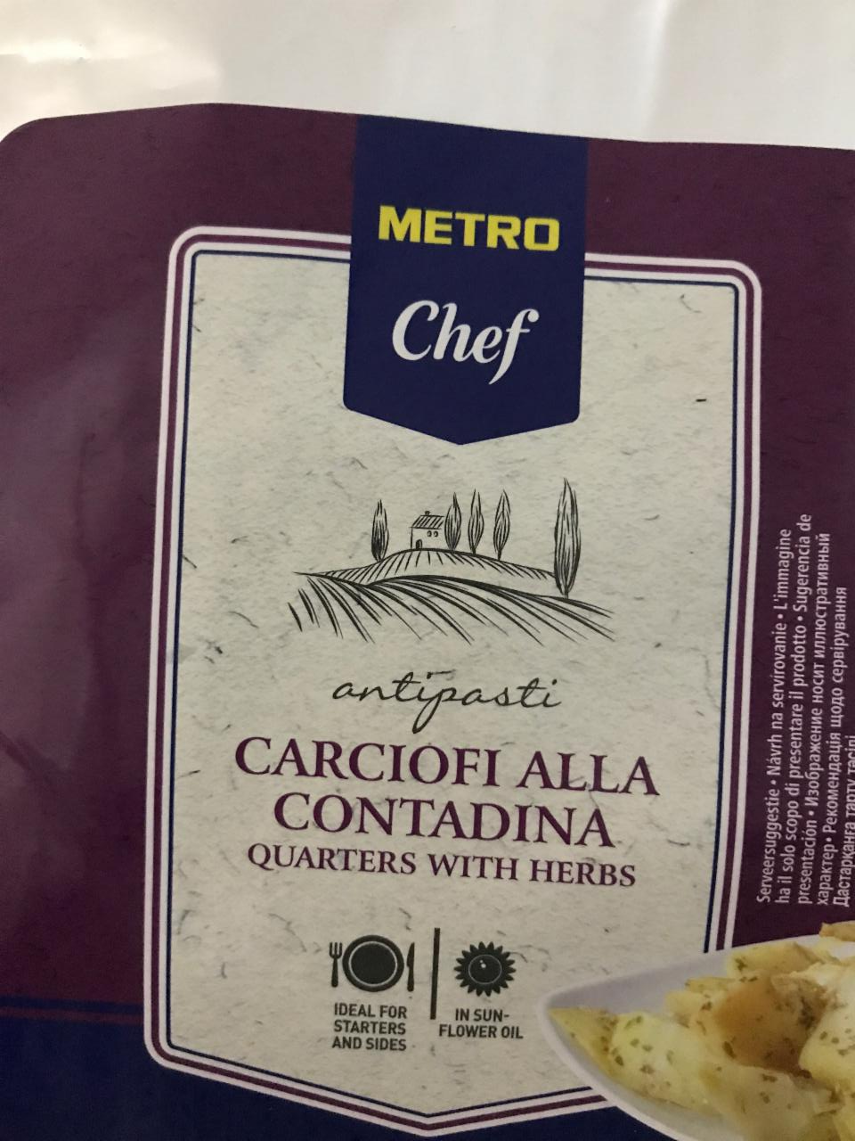 Fotografie - Carciofi alla contadina Metro chef