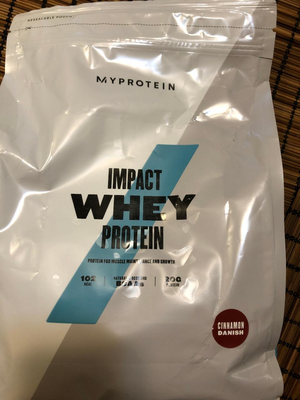 Fotografie - Impact Whey Cinnamon Danish MyProtein