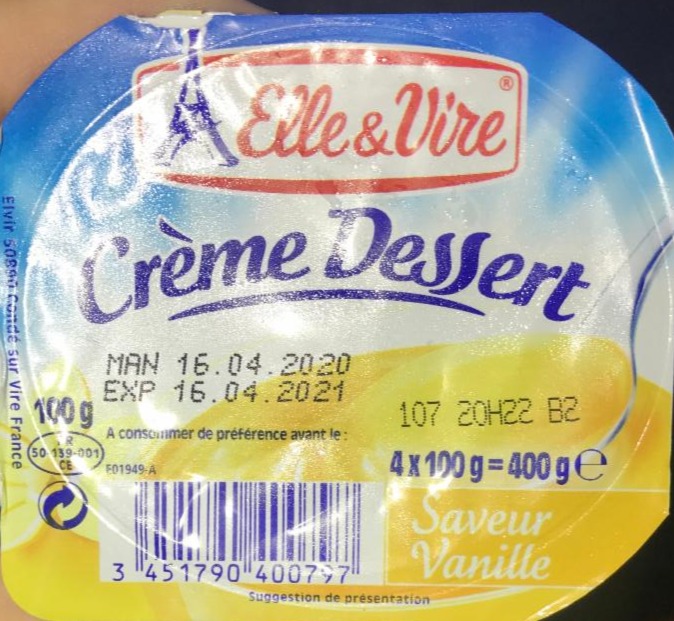 Fotografie - Creme dessert vanille