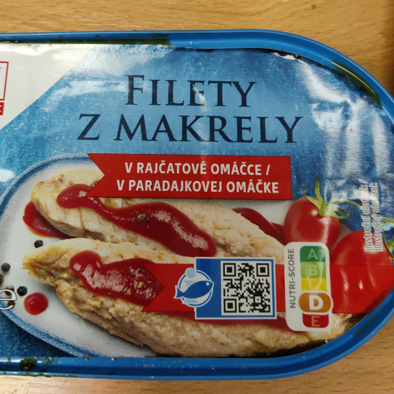 Fotografie - Filety z makrely v paradajkovej omáčke K-Classic