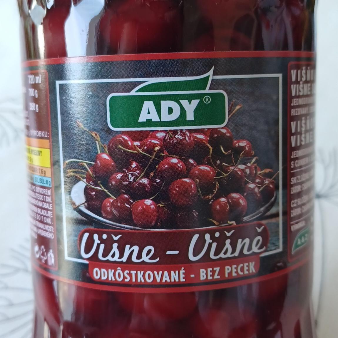 Fotografie - višne odkôstkované ADY