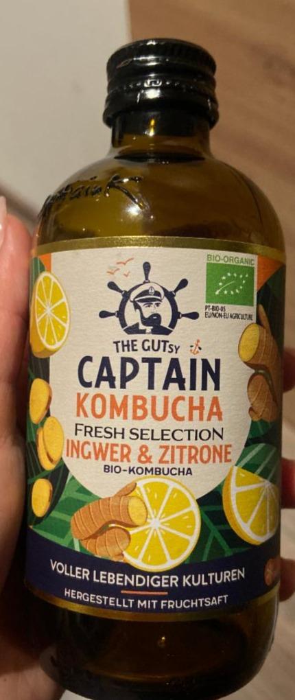 Fotografie - Captain Kombucha Fresh Selection Ingwer & Zitrone The Gutsy