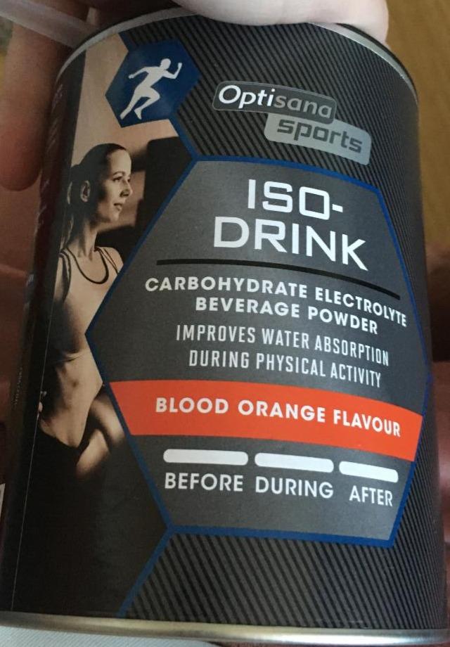 Fotografie - ISO-drink Blood orange flavour Optisana sports
