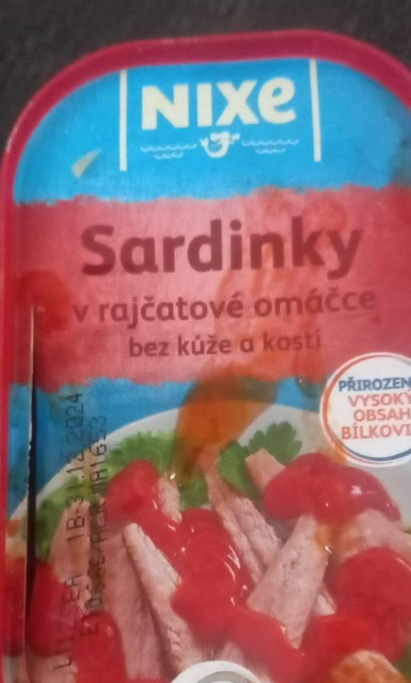 Fotografie - Sardinky v rajčatové omáčce Nixe