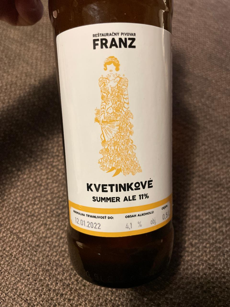 Fotografie - FRANZ kvetinkové summer ALE 11%