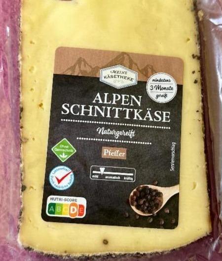 Fotografie - Alpen Schnittkäse Pfeffer Molkerei