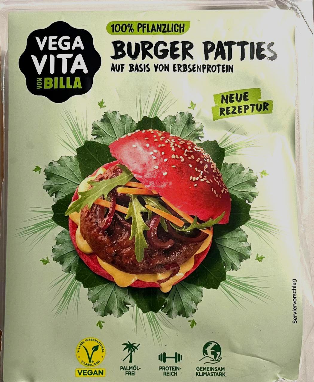 Fotografie - Burger Patties Vega Vita von Billa