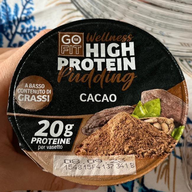 Fotografie - Wellness High Protein Pudding Cacao Go For Fit