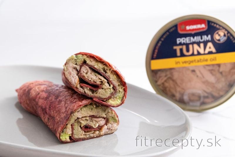 Tuniakovo-avokádový wrap z 3 surovín
