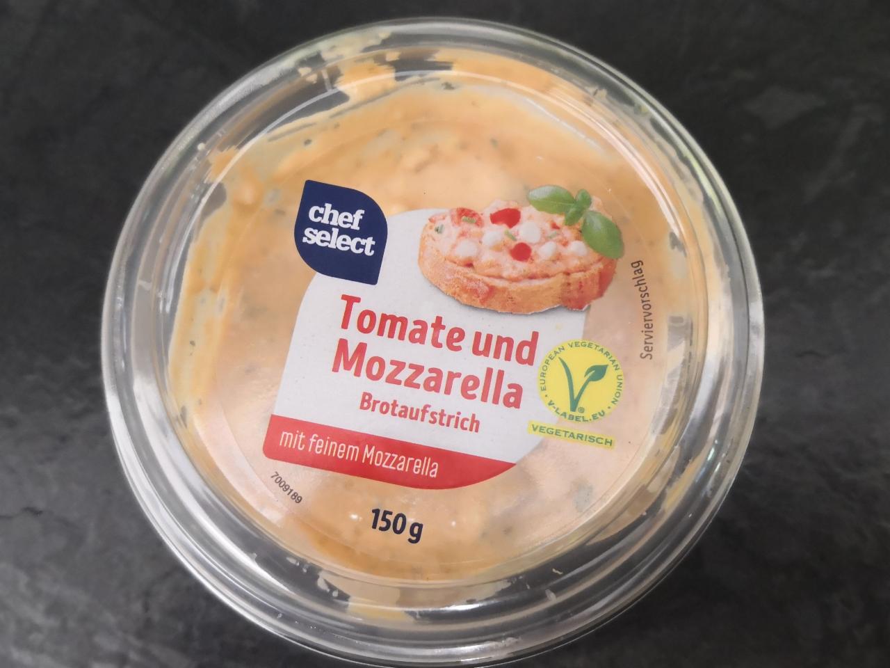 Tomate und Mozzarella Brotaufstrich Lidl AT - kalórie, kJ a nutričné ...